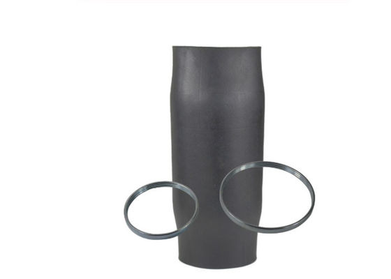 Hitam Karet Kandung Kemih Dengan Cincin Baja Untuk BMW X3 F15 / X6 F16 Airbag Suspensi Belakang Musim Semi 37126795013